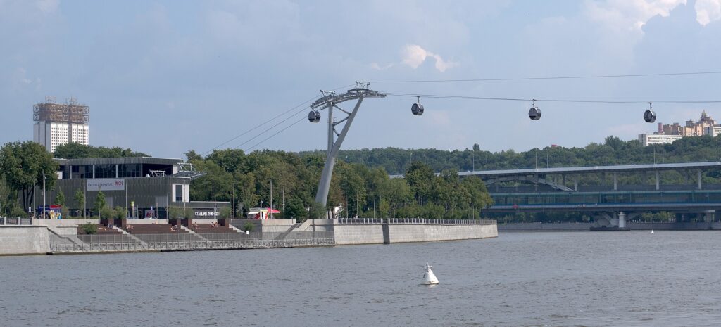 Moscow Cable Car at Sparrow Hills