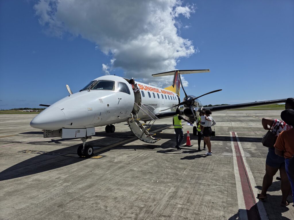 Sunrise Airways domestic flights