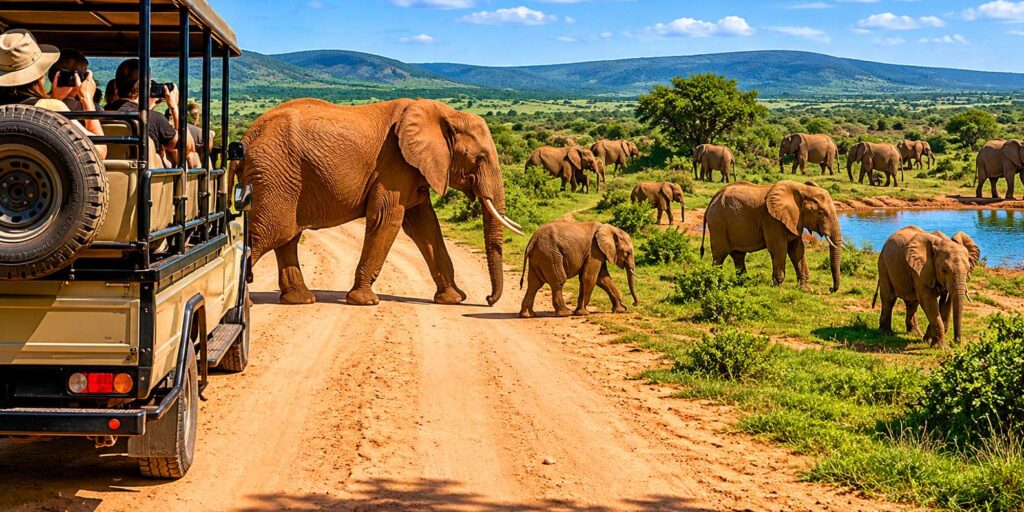 Addo Elephant Park Full-Day Safari in an Open Game Viewer
