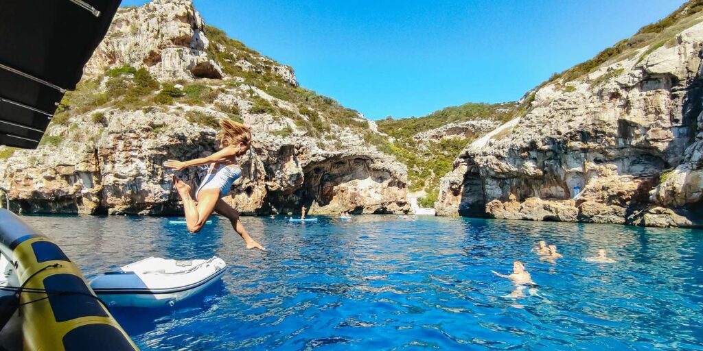 Blue Cave, Vis and Hvar five-island speedboat day